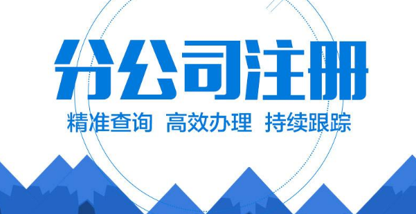 分公司注冊流程